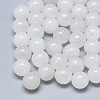 Natural White Jade Beads G-T122-25A-10-1