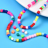 Handmade Polymer Clay Beads Strands X-CLAY-N008-061-10-8