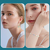 10 Strands 5 Colors AB Color Plated Transparent Glass Teardrop Beads Strands EGLA-TA0013-66-9