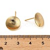 Brass Stud Earring Findings KK-P285-02G-3