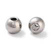 Titanium Steel Beads STAS-B060-01A-P-2