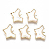 Sea Shell Peg Bails Pendants KK-S354-268-NF-1