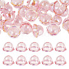30Pcs UV Plating Acrylic Bead Caps PACR-TA0001-20C-2