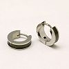 Fashion 304 Stainless Steel Huggie Hoop Earrings EJEW-G124-M18-2