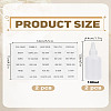2Pcs Plastic Graduated Glue Bottles TOOL-LP0001-23-2