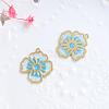 Alloy Enamel Pendants INS-PW0002-06C-04-1