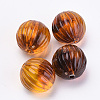 Acrylic Corrugated Beads X-OACR-S016-28-2