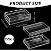 Transparent Plastic Display Case for Minifigures ODIS-WH0043-152C-2