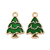 Christmas Alloy Enamel Pendants ENAM-K080-01A-G-1