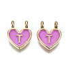 Alloy Enamel Charms ENAM-T012-02T-RS-2