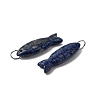 Natural Dyed Lapis Lazuli Carved Pendants G-G314-01P-05-2