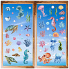 8 Sheets 8 Styles PVC Waterproof Wall Stickers DIY-WH0345-163-1