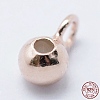 925 Sterling Silver Tube Bails STER-I014-4mm-25RG-3