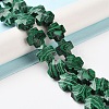 Synthetic Malachite Beads Strands G-K357-C08-01-2