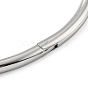 Non-Tarnish 201 Stainless Steel Hinged Bangle STAS-Z057-01A-2