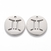 201 Stainless Steel Pendants STAS-Z001-B-06P-1