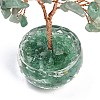 Natural Green Aventurine Chips Tree of Life Decorations DJEW-B013-01A-3