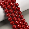 Natural Mashan Jade Round Beads Strands X-G-D263-12mm-XS31-1