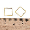 Brass Beads Frames KK-M288-01G-C-3