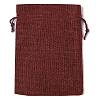 Christmas Theme Jute Cloth Storage Bags LS-ABAG-F010-01B-06-3