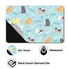 Rectangle PVC Plastic Waterproof Card Stickers DIY-WH0432-101-3