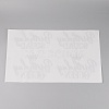 Resin with Hot Melt Adhesive Heat Transfer Film DIY-WH0257-08-2