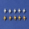 12 Sets 2 Colors Brass Magnetic Clasps KK-FS0001-55A-7