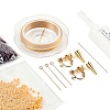 MIYUKI Seed Beads Branch Earrings Making Kits DIY-H165-03B-4