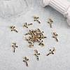 20Pcs Brass Micro Pave Colorful Cubic Zirconia Pendants ZIRC-SZ0001-82-4