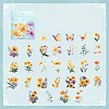 60Pcs PVC Self-Adhesive Flowers Stickers PW-WG3B3DC-02-1