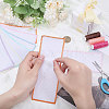 Cotton Cloth Bookmarks for Cross Stitch Making AJEW-WH0166-76-3