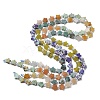 5 Styles Synthetic Imperial Jasper & Natural Red Aventurine & HuBei Turquoise & Lemon Jade & African Turquoise Beads Strands G-D095-A06-3