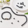 Non-magnetic Synthetic Hematite Beads Strands G-OC0001-65-10mm-5