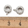 Brass Micro Pave Cubic Zirconia Pendants KK-U050-07P-2