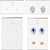 Fingerinspire 4Pcs 2 Style Acrylic Earring Display Hanging Card EDIS-FG0001-42-1