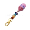 Polycotton Tassel Pendant Decorations HJEW-JM02188-5