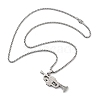 304 Stainless Steel Pendant Necklaces NJEW-H058-01P-4