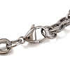 Tarnish Resistant Vacuum Plating 304 Stainless Steel 8 Link Chain Bracelets BJEW-B078-70P-3