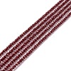 Transparent Glass Beads Strands GLAA-C019-01B-11-1