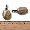 Natural Crazy Agate Pendants G-Z055-03P-05-3