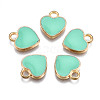 Alloy Enamel Charms X-ENAM-S121-041E-1