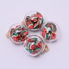 Transparent Glass Globe Pendants LS-GLAA-TAC0003-03H-1