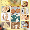 Square Wood Board FIND-WH0141-067B-5