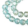 Baking Paint Transparent Glass Beads Strands DGLA-A035-T8mm-A11-4