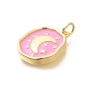 Rack Plating Brass Enamel Pendants KK-L225-029G-03-2