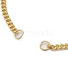 Brass Curb Chains Bracelet Makings AJEW-JB01224-2