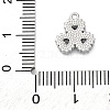 Ion Plating(IP) 304 Stainless Steel Cubic Zirconia Pendants STAS-R141-05P-03-3