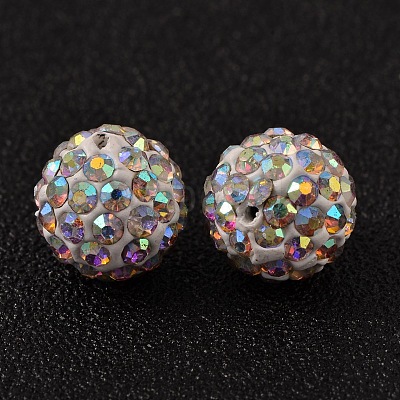 Pave Disco Ball Beads RB-H258-10MM-101-1