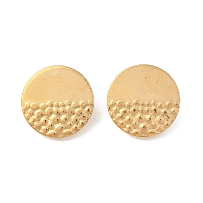 304 Stainless Steel Stud Earrings Findings EJEW-R151-01G-03-1