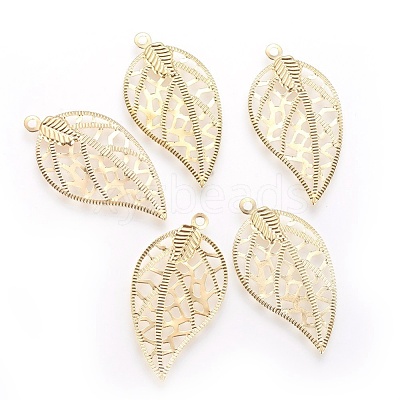 Iron Filigree Pendants X-IFIN-F158-38G-1